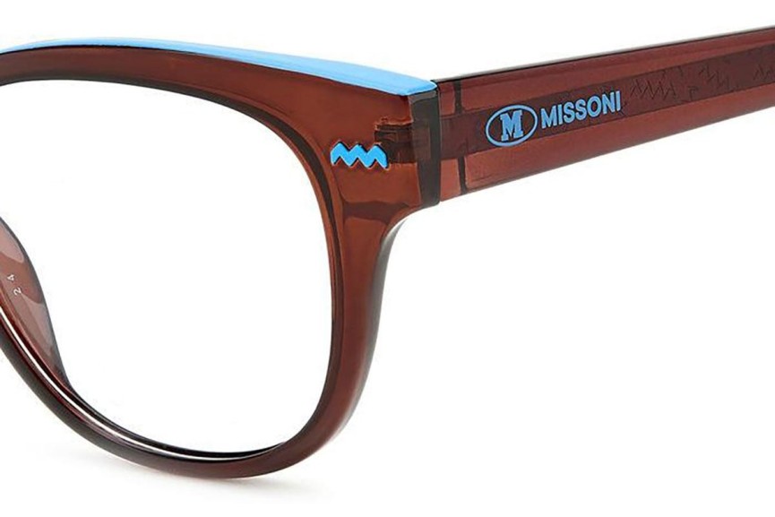 Okulary korekcyjne M Missoni MMI0136 09Q Okrągłe Brązowe