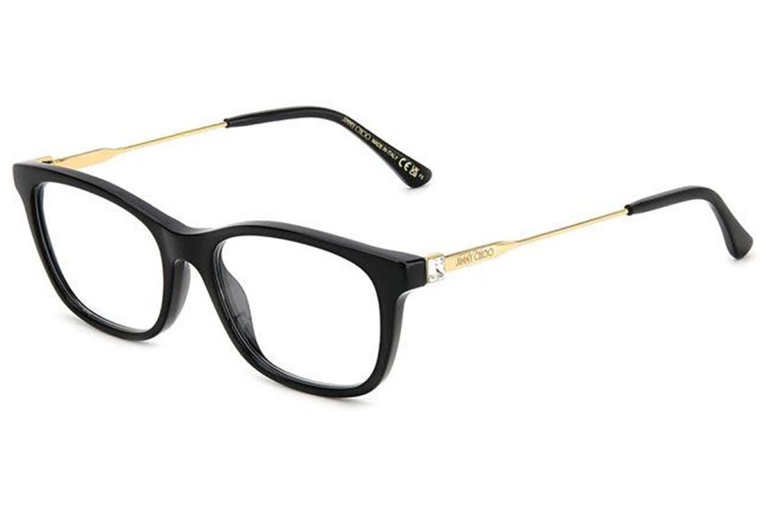 Okulary korekcyjne Jimmy Choo JC374 807 Prostokątne Czarne
