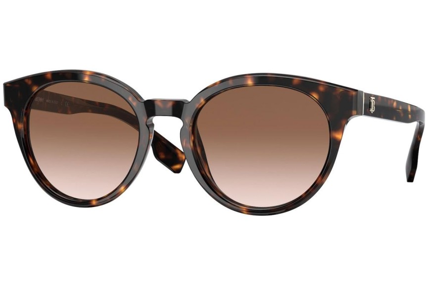 Okulary przeciwsłoneczne Burberry Amelia BE4326 300213 Okrągłe Havana
