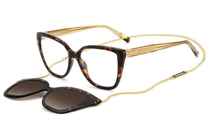 Okulary korekcyjne Missoni MIS0133/CS 086/LA Kocie oczy Havana