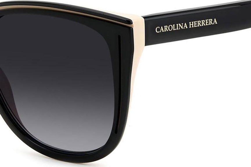 Ochelari de soare Carolina Herrera HER0144/S KDX/9O Rotunzi Negri