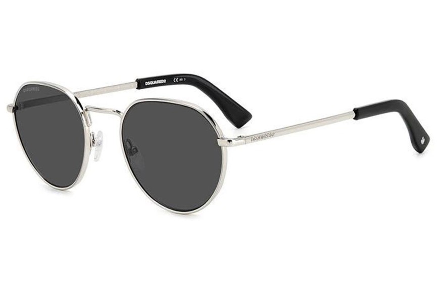 Okulary przeciwsłoneczne Dsquared2 D20019/S 84J/IR Okrągłe Przezroczyste