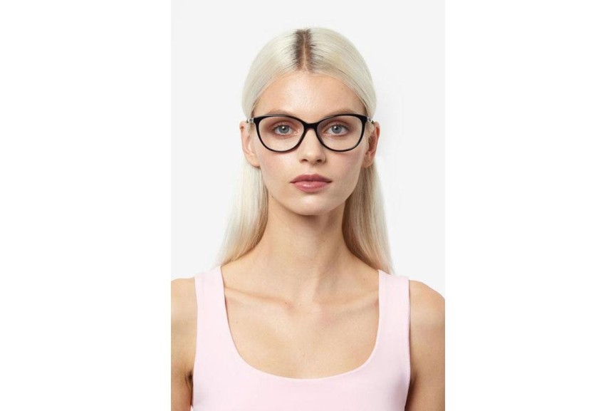 Okulary korekcyjne Jimmy Choo JC379 807 Kocie oczy Czarne