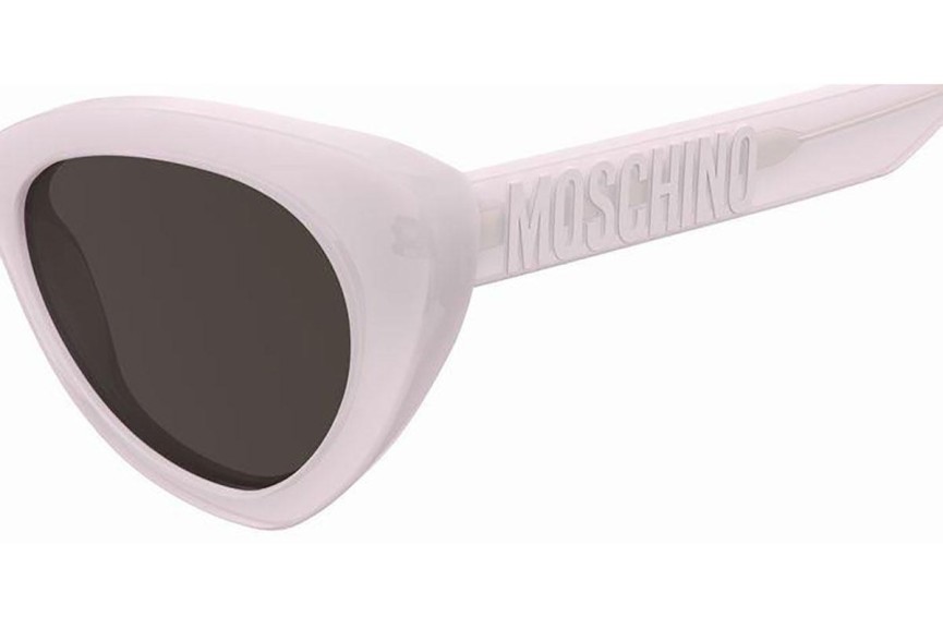 Okulary przeciwsłoneczne Moschino MOS147/S 35J/IR Kocie oczy Różowe