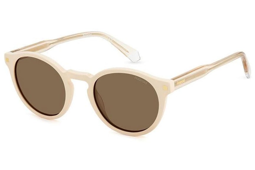 Okulary przeciwsłoneczne Polaroid PLD4150/S/X SZJ/SP Polarized Owalne Białe