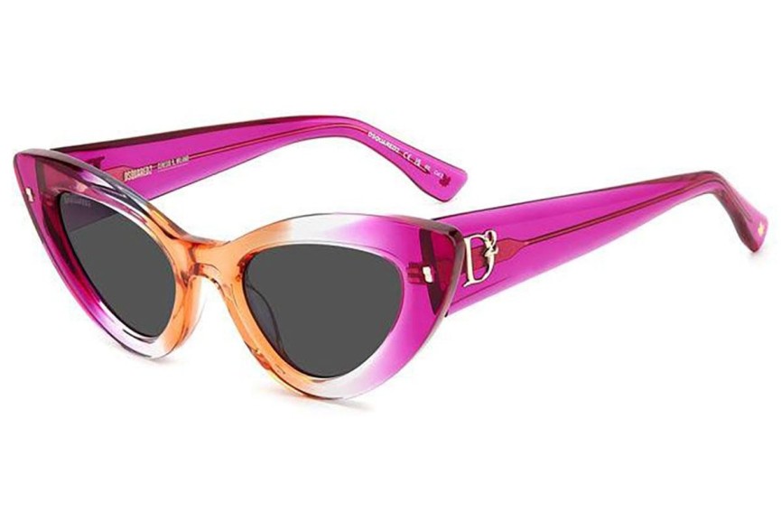 Okulary przeciwsłoneczne Dsquared2 D20092/S 838/IR Kocie oczy Wielokolorowe