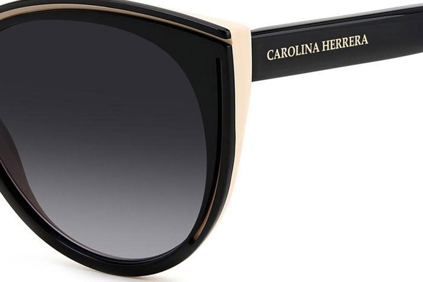 Ochelari de soare Carolina Herrera HER0142/S KDX/9O Rotunzi Negri