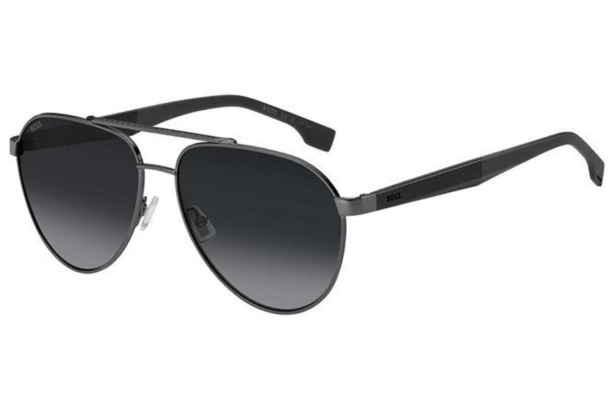 Слънчеви очила BOSS BOSS1485/S PTA/1I Polarized Пилотни Сива