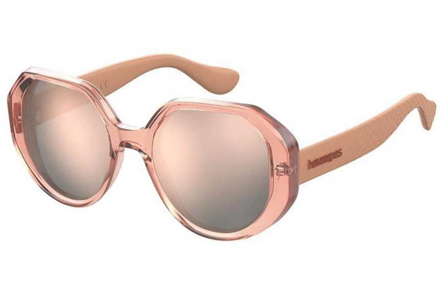 Okulary przeciwsłoneczne Havaianas TIJUCA 9R6/0J Nieregularny Różowe