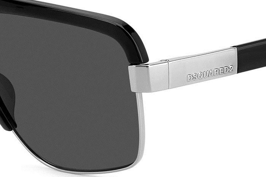 Okulary przeciwsłoneczne Dsquared2 D20084/S 284/IR Kwadratowe Czarne