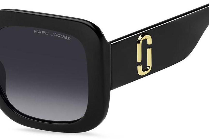 Okulary przeciwsłoneczne Marc Jacobs MARC647/S 08A/WJ Polarized Kwadratowe Czarne