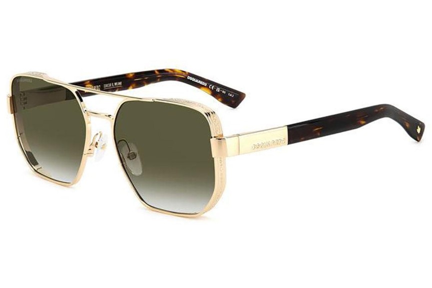 Ochelari de soare Dsquared2 D20083/S 06J/9K Pilot Aurii