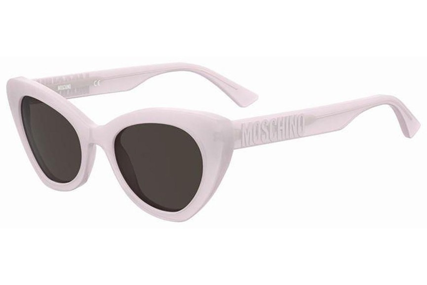 Okulary przeciwsłoneczne Moschino MOS147/S 35J/IR Kocie oczy Różowe