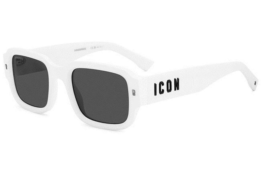 Okulary przeciwsłoneczne Dsquared2 ICON0009/S VK6/IR Prostokątne Białe
