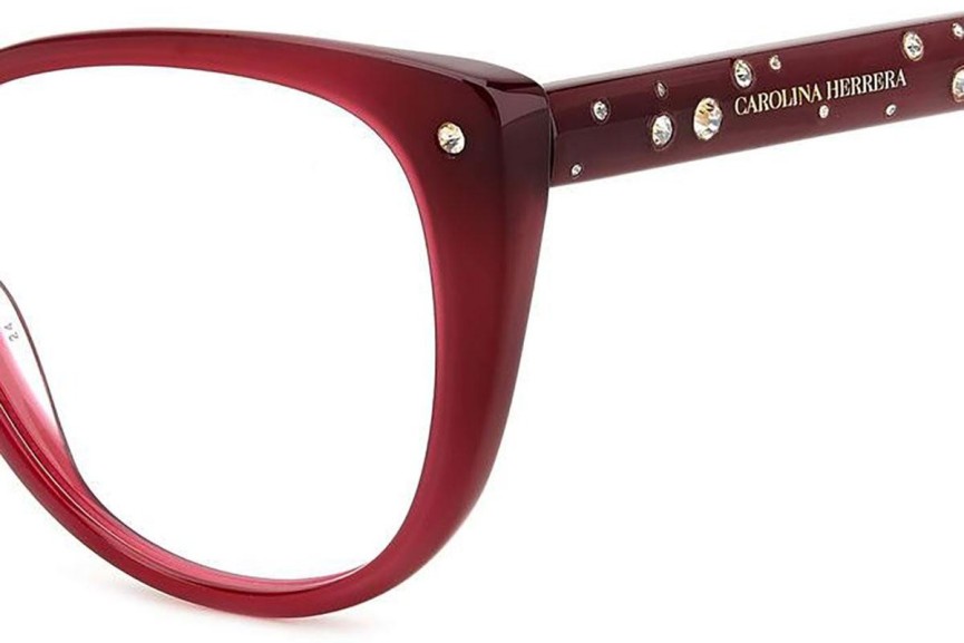 Okulary korekcyjne Carolina Herrera HER0150 LHF Kocie oczy Czerwone