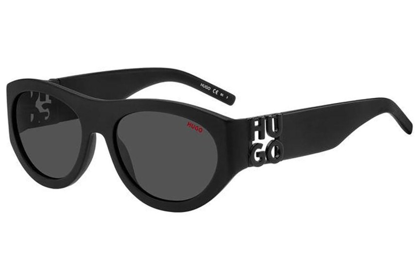 Okulary przeciwsłoneczne HUGO HG1254/S 807/IR Kwadratowe Czarne