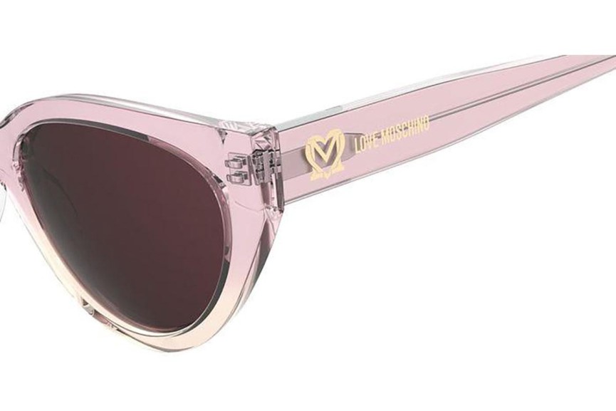 Zonnebril Love Moschino MOL064/S 35J/U1 Cat Eye Roze