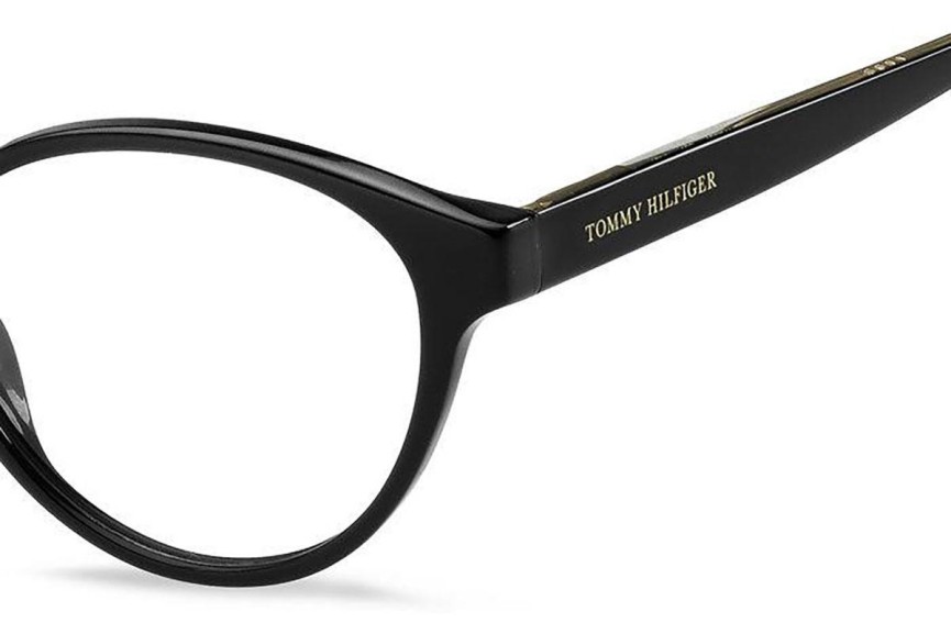 Okulary korekcyjne Tommy Hilfiger TH2007 807 Okrągłe Czarne