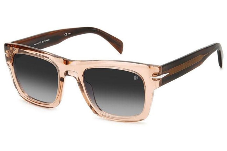 Okulary przeciwsłoneczne David Beckham DB7099/S ASA/9O Kwadratowe Beżowe