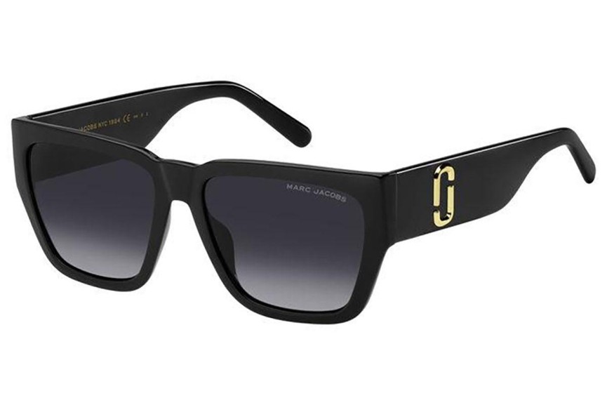 Okulary przeciwsłoneczne Marc Jacobs MARC646/S 08A/WJ Polarized Kwadratowe Czarne