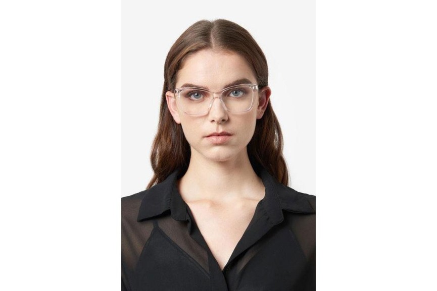 Okulary korekcyjne Jimmy Choo JC375 900 Kocie oczy Przezroczyste