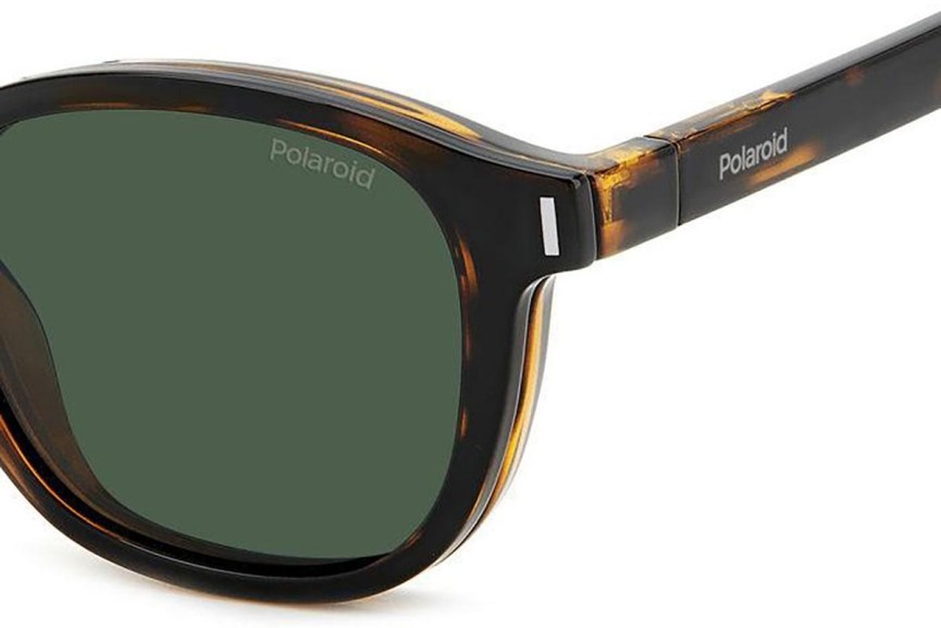 Ochelari Polaroid PLD6203/CS 086/UC Polarized Pătrați Havana