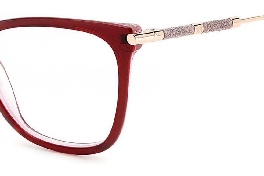 Brillen Carolina Herrera HER0151 LHF Cat Eye Rood