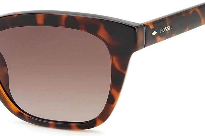 Okulary przeciwsłoneczne Fossil FOS2126/G/S 086/HA Kwadratowe Havana
