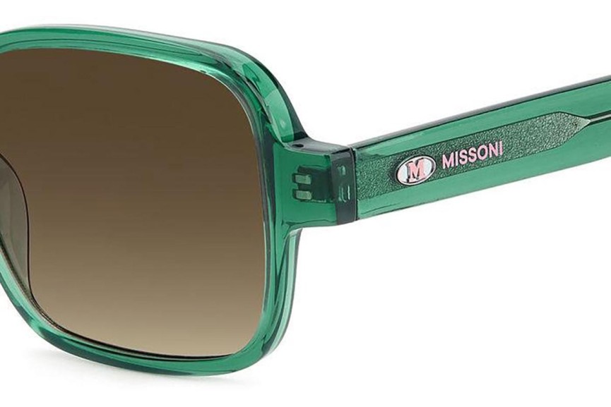 Слънчеви очила M Missoni MMI0140/S 1ED/HA Правоъгълни Зелена