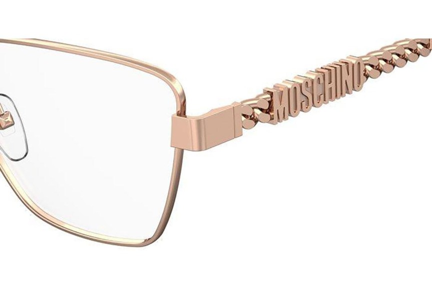 Ochelari Moschino MOS620 DDB Pătrați Aurii