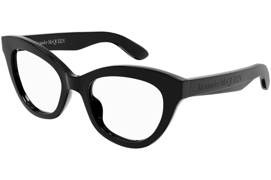 Silmälasit Alexander McQueen AM0395O 001 Cat Eye Musta