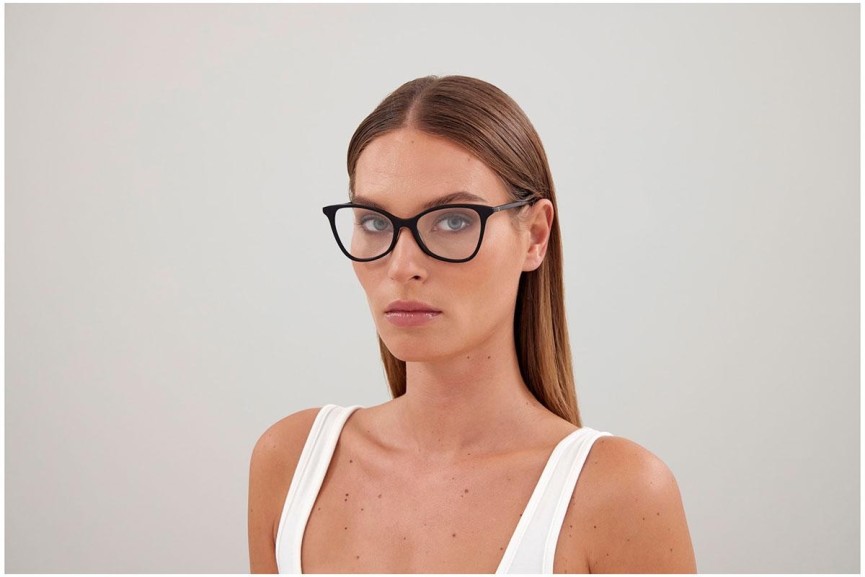 Okulary korekcyjne Gucci GG1360O 001 Okrągłe Czarne