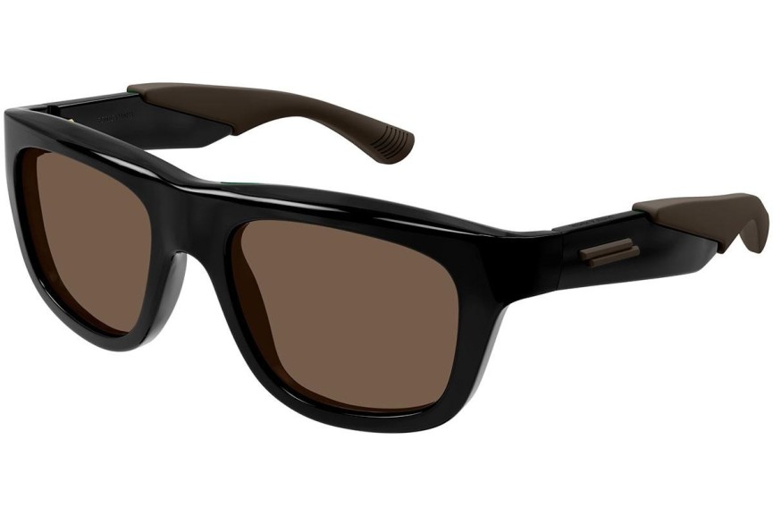 Okulary przeciwsłoneczne Bottega Veneta BV1233S 002 Kwadratowe Czarne
