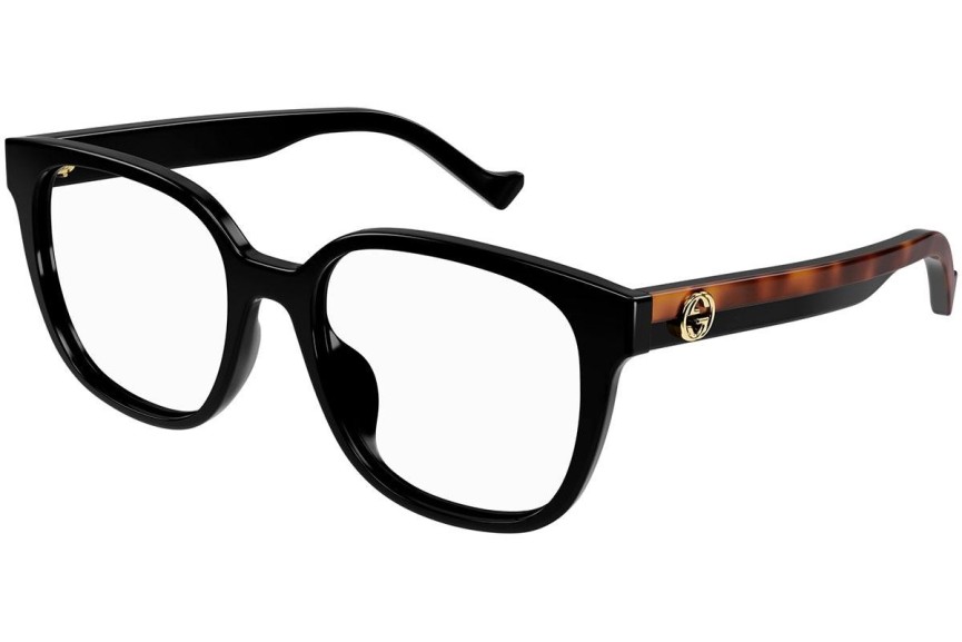 Okulary korekcyjne Gucci GG1305OA 001 Okrągłe Czarne