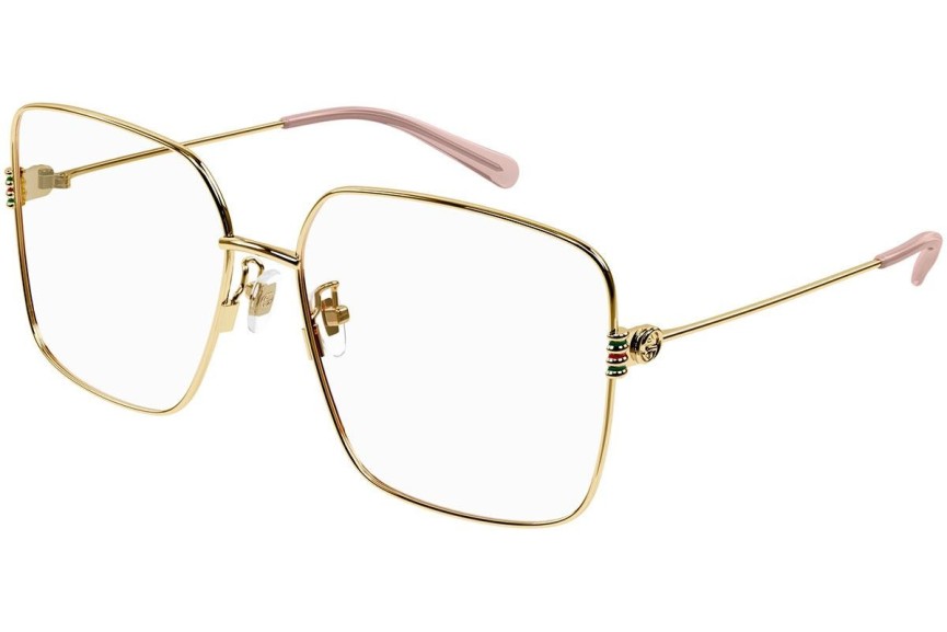 Ochelari Gucci GG1284OA 001 Pătrați Aurii