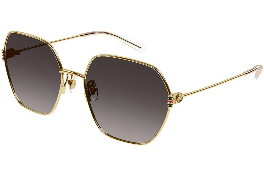 Okulary przeciwsłoneczne Gucci GG1285SA 001 Nieregularny Złote