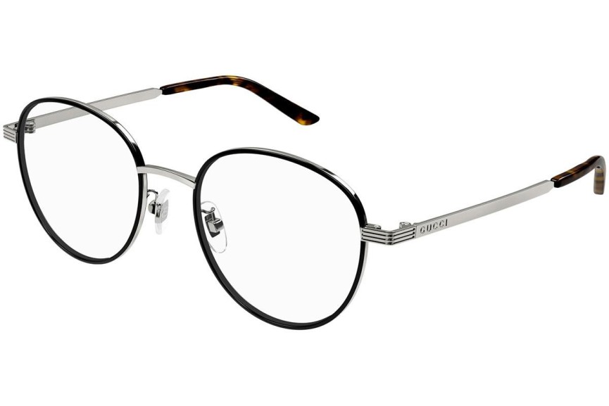 Okulary korekcyjne Gucci GG1353OA 003 Okrągłe Czarne