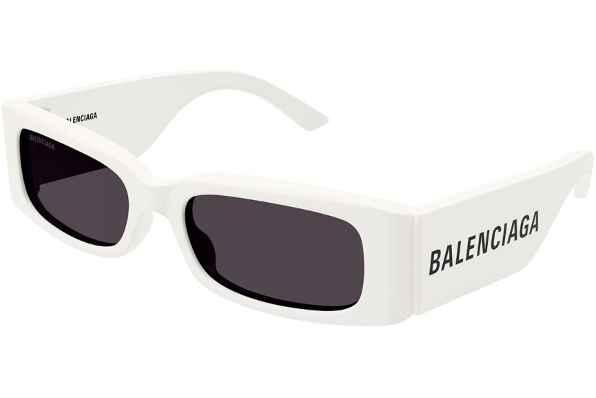 Okulary przeciwsłoneczne Balenciaga BB0260S 003 Prostokątne Białe