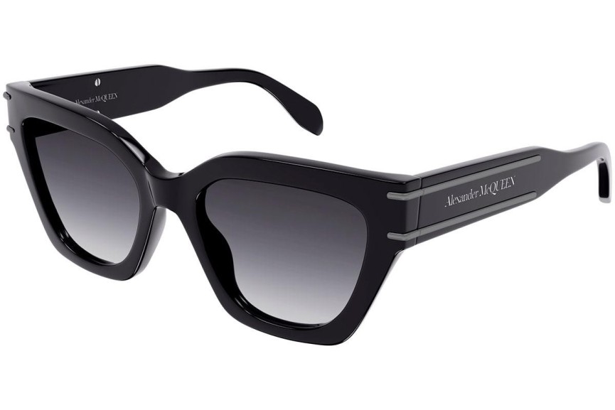 Okulary przeciwsłoneczne Alexander McQueen AM0398S 001 Kwadratowe Czarne