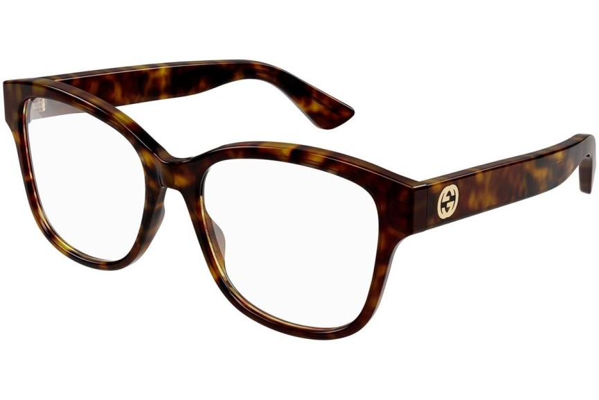 Okulary korekcyjne Gucci GG1340O 002 Kwadratowe Havana