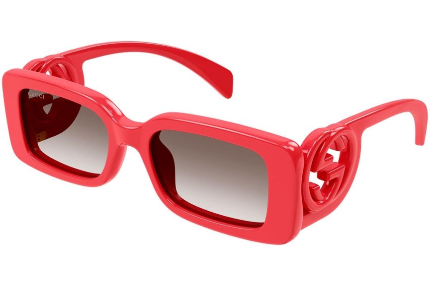Okulary przeciwsłoneczne Gucci GG1325S 005 Prostokątne Czerwone
