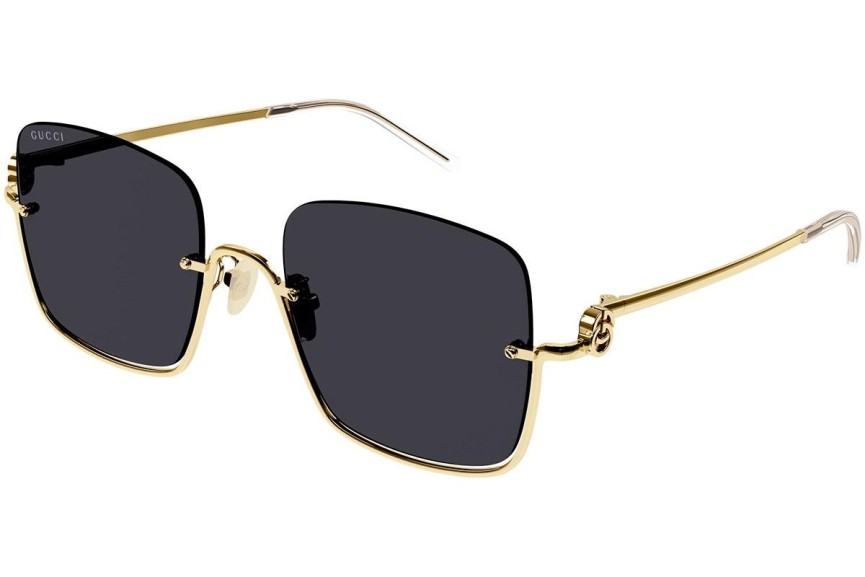 Okulary przeciwsłoneczne Gucci GG1279S 001 Kwadratowe Złote