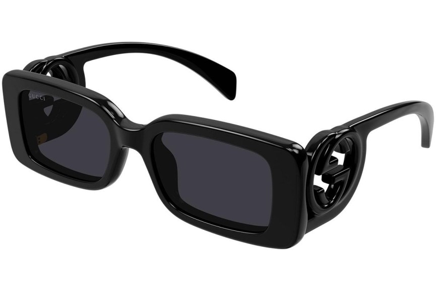 Okulary przeciwsłoneczne Gucci GG1325S 001 Prostokątne Czarne