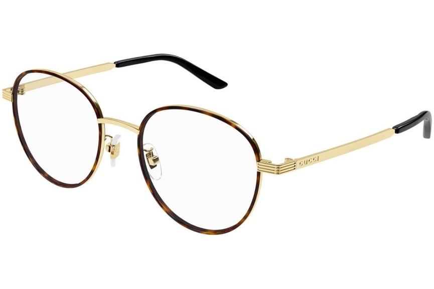 Okulary korekcyjne Gucci GG1353OA 002 Okrągłe Złote
