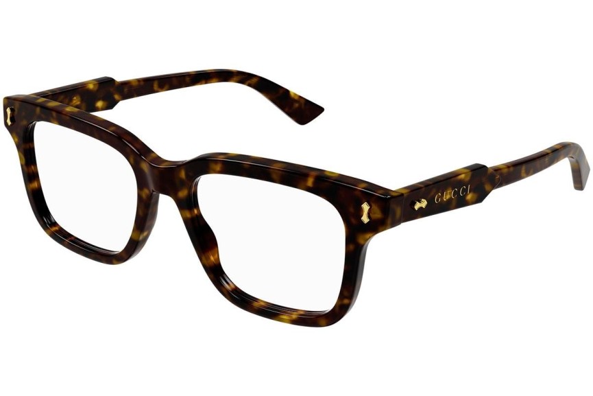 Okulary korekcyjne Gucci GG1265O 008 Prostokątne Havana