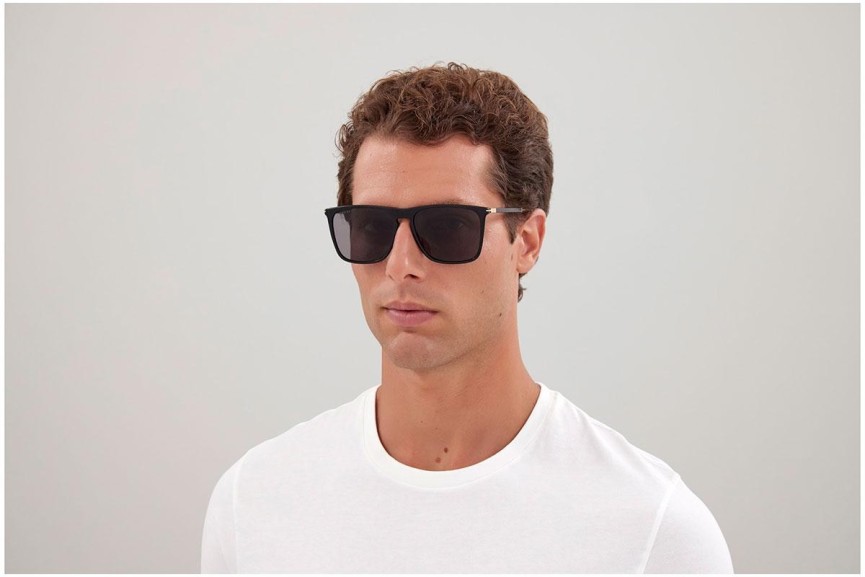 Okulary przeciwsłoneczne Gucci GG1269S 001 Kwadratowe Czarne