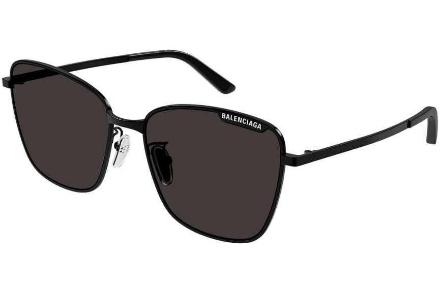 Okulary przeciwsłoneczne Balenciaga BB0279SA 001 Kwadratowe Czarne