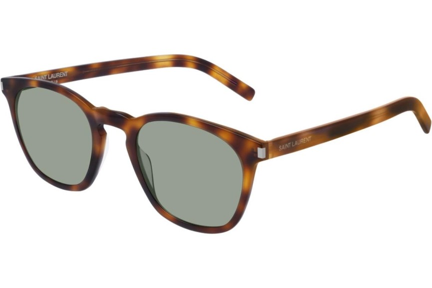 Okulary przeciwsłoneczne Saint Laurent SL28 SLIM 002 Kwadratowe Havana