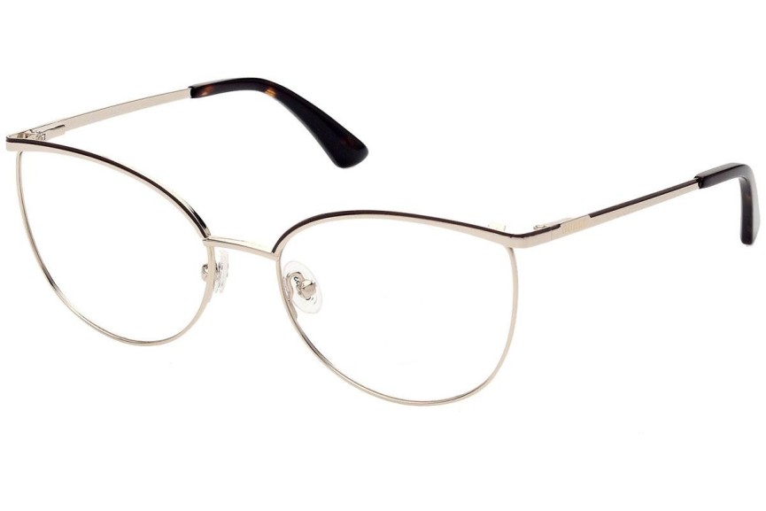 Okulary korekcyjne Guess GU2879 032 Kocie oczy Złote