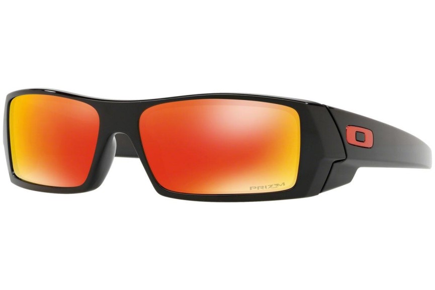 Okulary przeciwsłoneczne Oakley Gascan OO9014-44 PRIZM Prostokątne Czarne